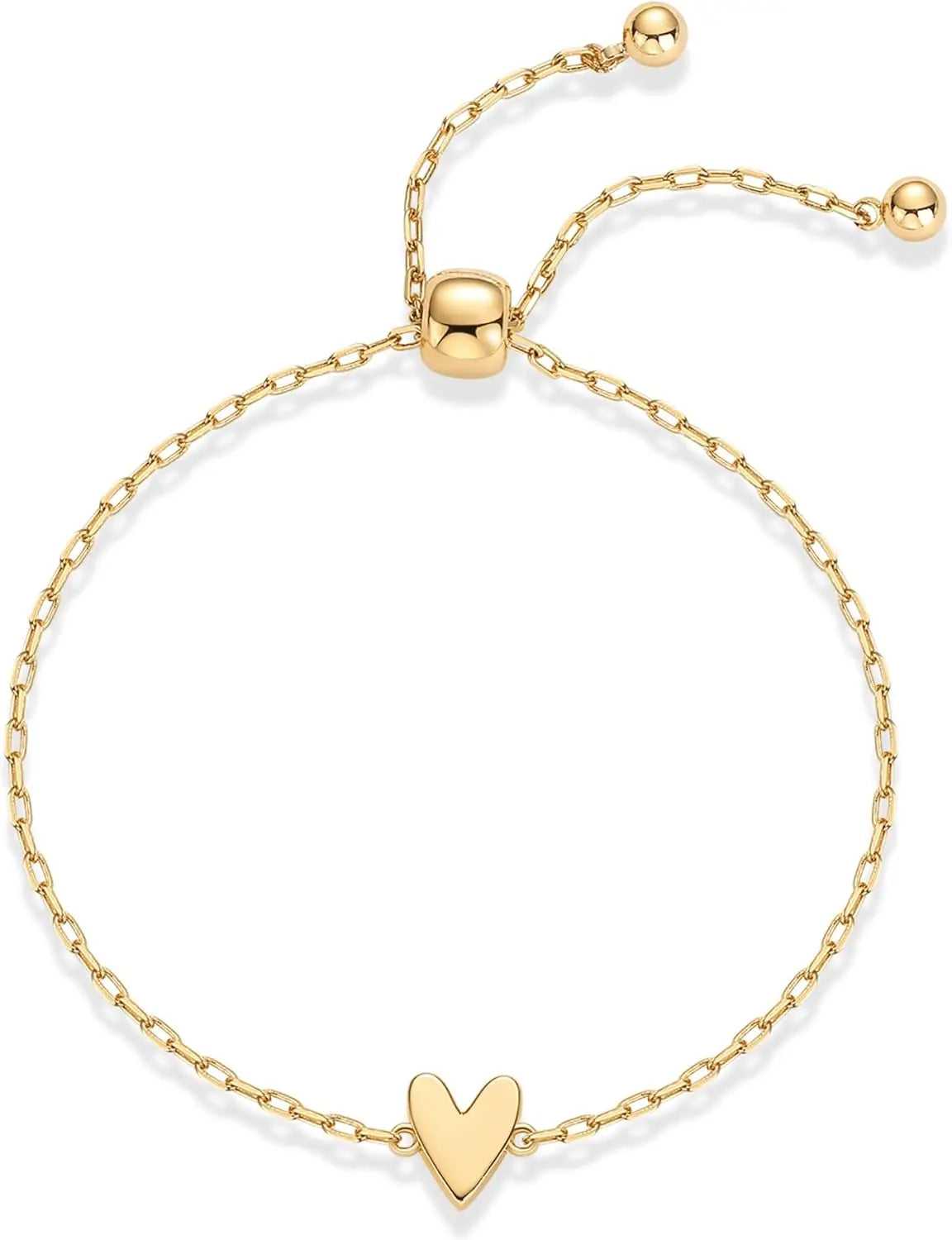 Velixir™ - 14K Gold Plated Matching Heart Bracelet
