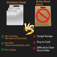 Velixir™ - Stainless Steel Cutting Board Set